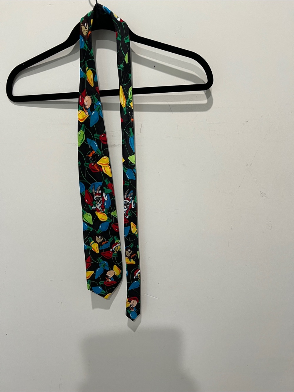 Looney Tunes Cartoon Print Necktie - Multicolor